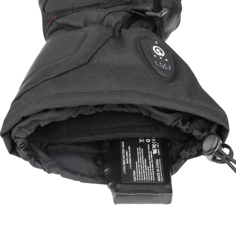 Laden Sie das Bild in Galerie -Viewer, Savior Bluetooth Batteriebetriebene beheizte Motorradhandschuhe