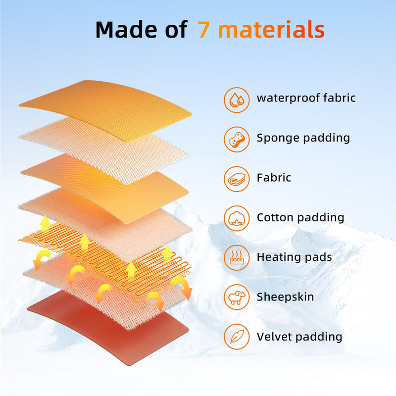 Laden Sie das Bild in Galerie -Viewer, Savior Upgraded Beheizbare Handschuhe 2.0 7.4V Schnellladung, Touchscreen-kompatibel