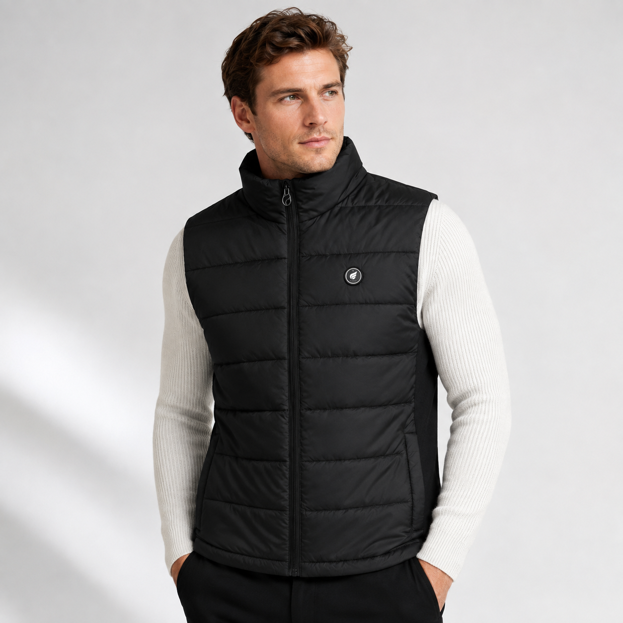 Herren Heizweste mit elastischer Seitenpassform