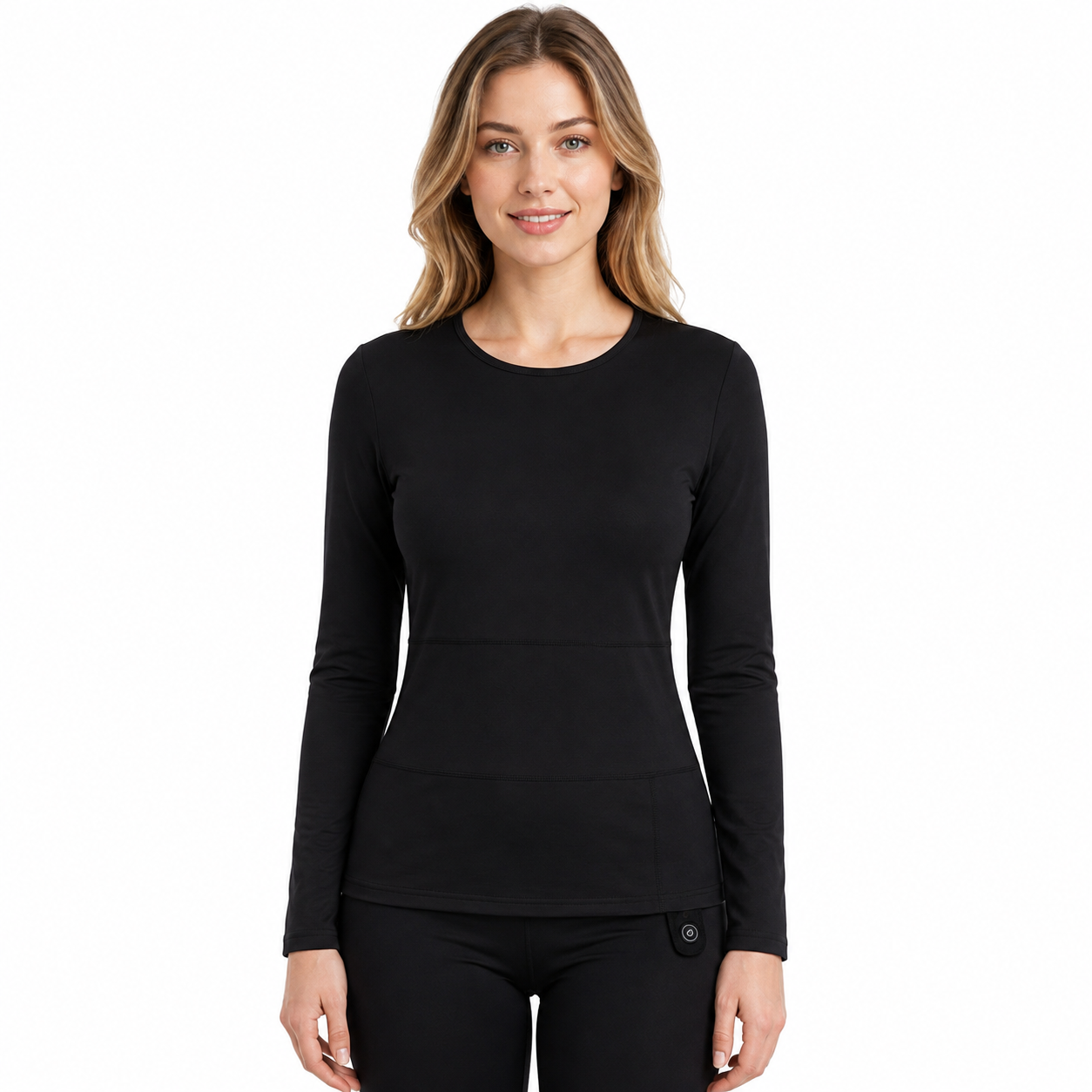 Damen Heiz-Funktionsshirt aus Wollmischung