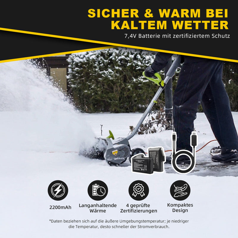 Laden Sie das Bild in Galerie -Viewer, Winter Heizhandschuhe – Robust & wasserdicht für Outdoor-Arbeit