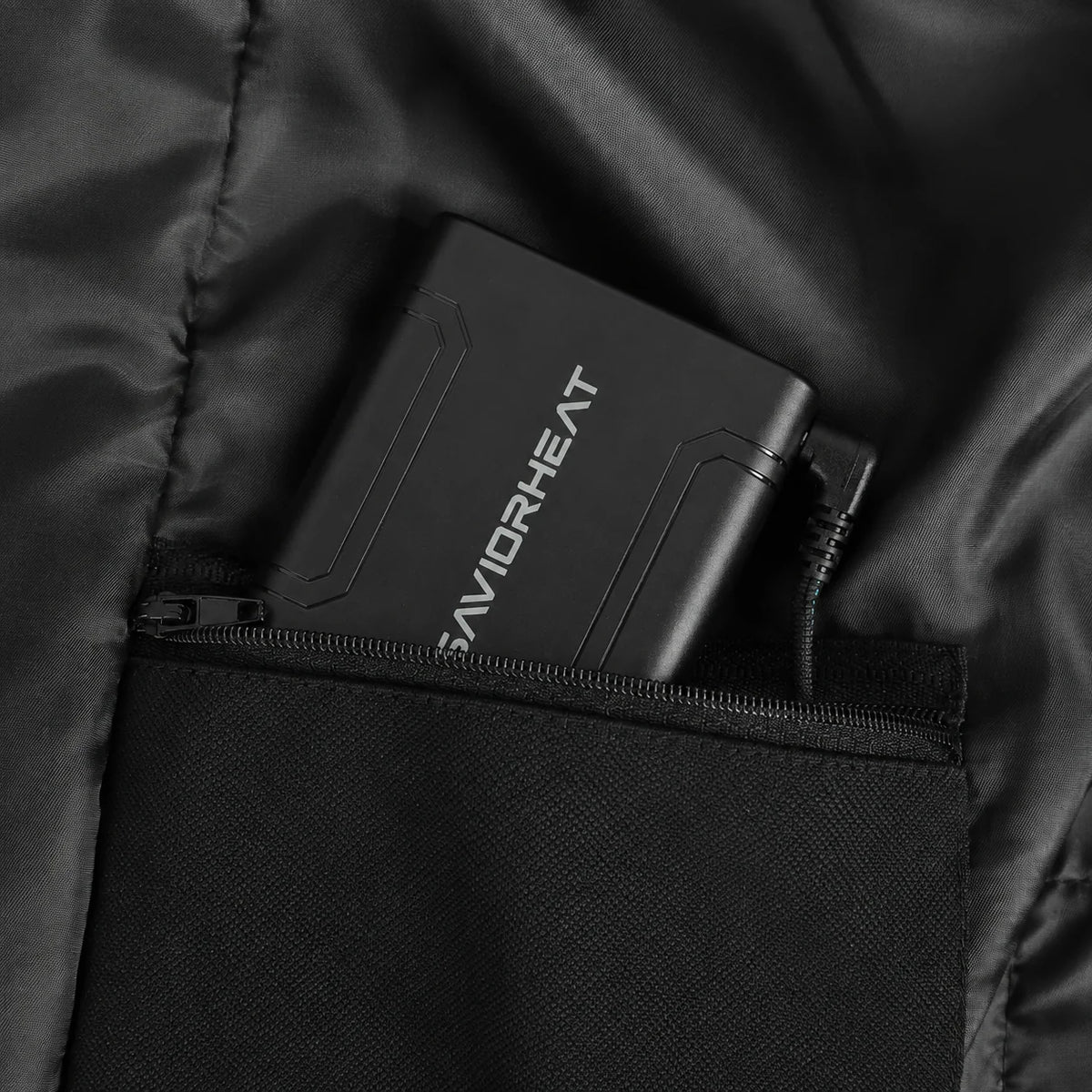 Robuste beheizbare Arbeitsjacke aus Canvas 05