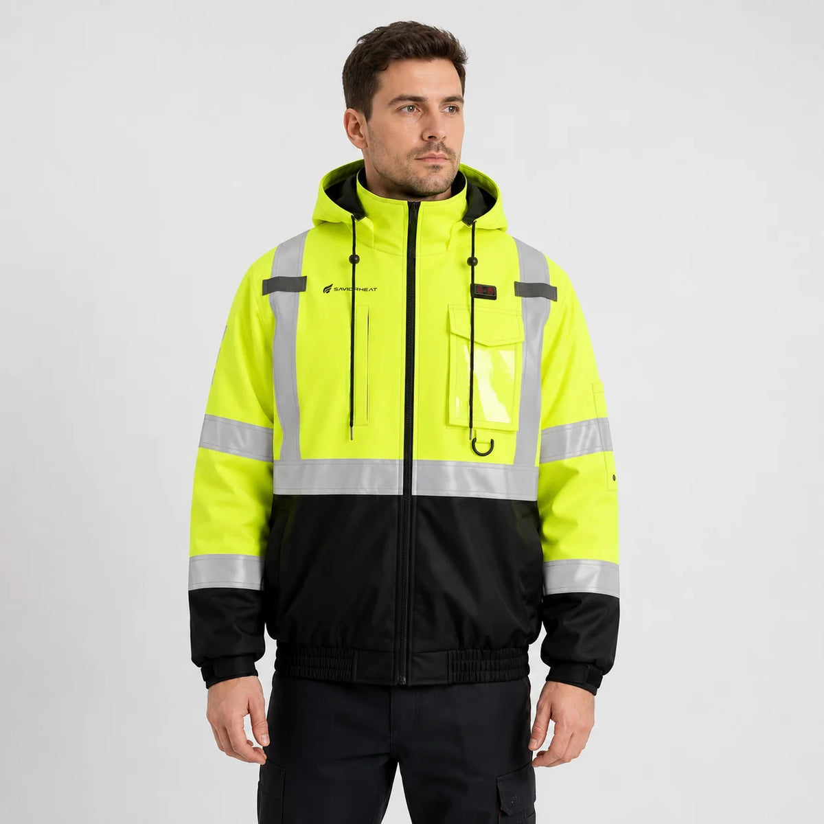 Beheizbare Warnschutzjacke 01