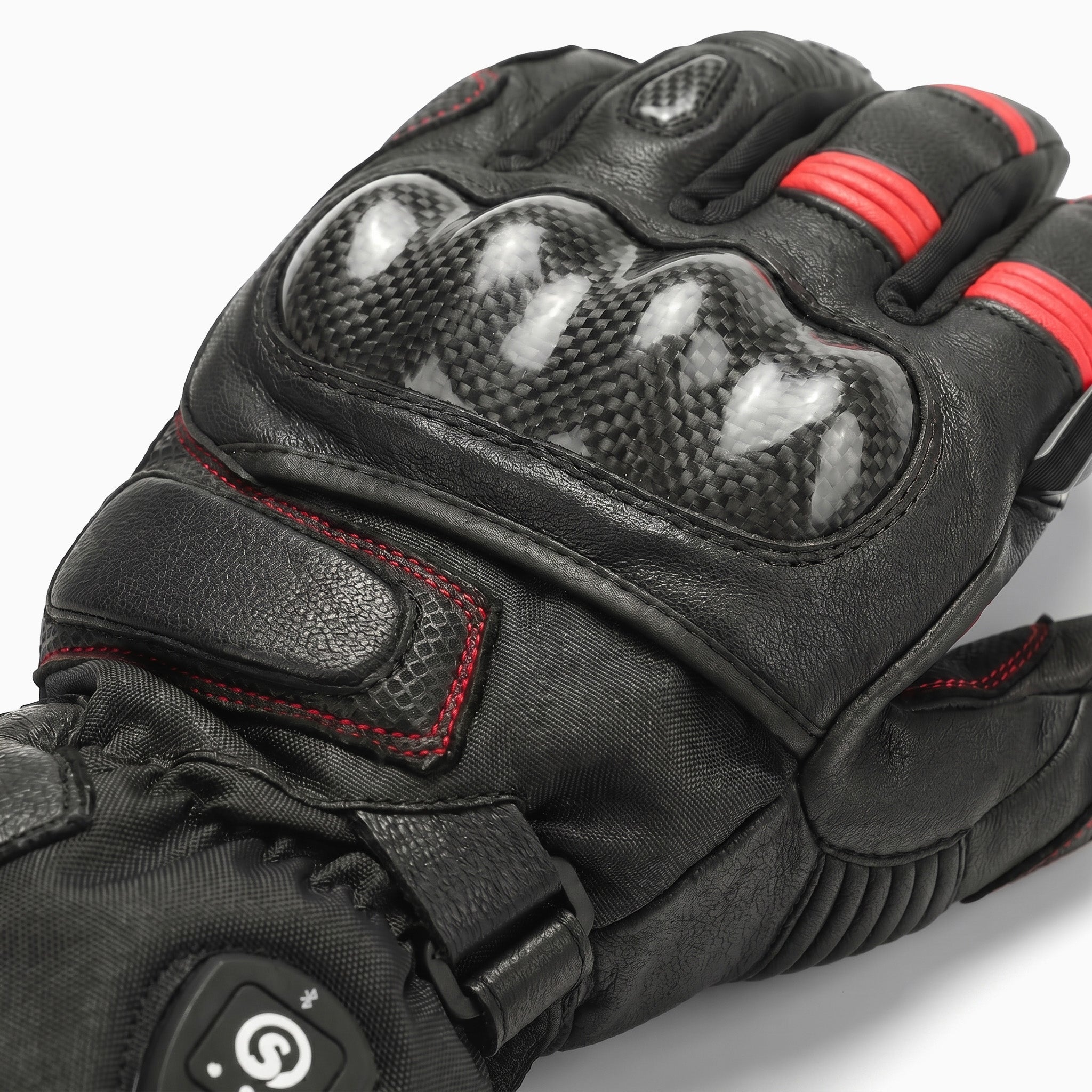 Beheizbare Motorradhandschuhe mit Bluetooth-Steuerung