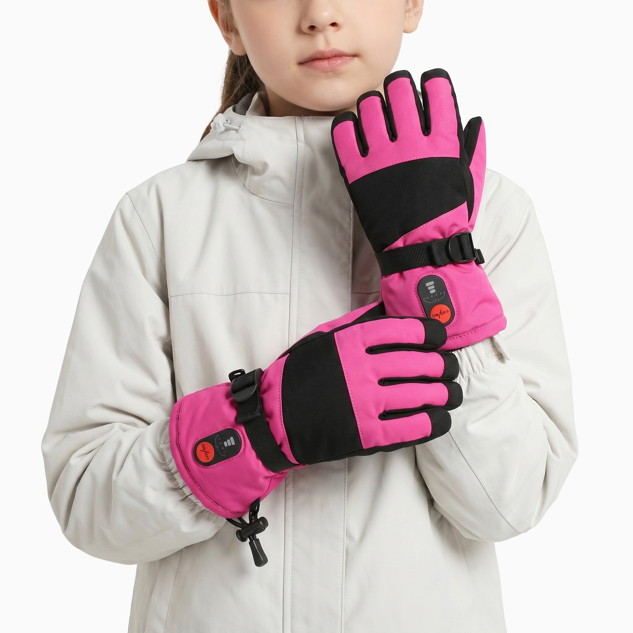 Beheizbare Kinderhandschuhe – 7,4-V-Akku & Wärme über die ganze Hand