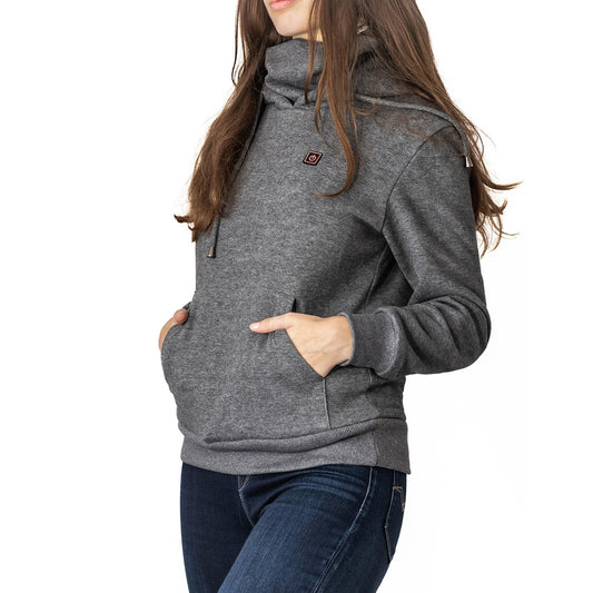 Beheizter Damen-Pullover Hoodie mit Kernheizung