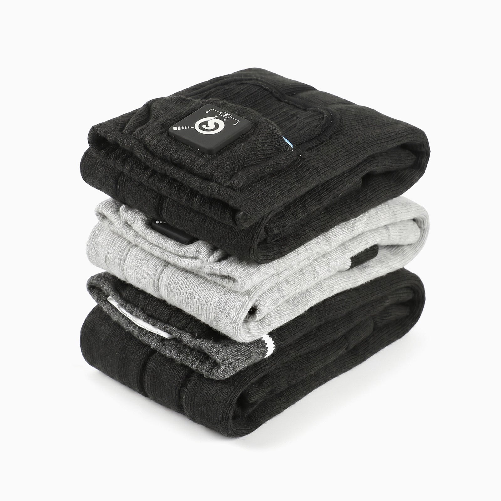 SS01G Beheizbare Socken mit langen Ärmeln Grau