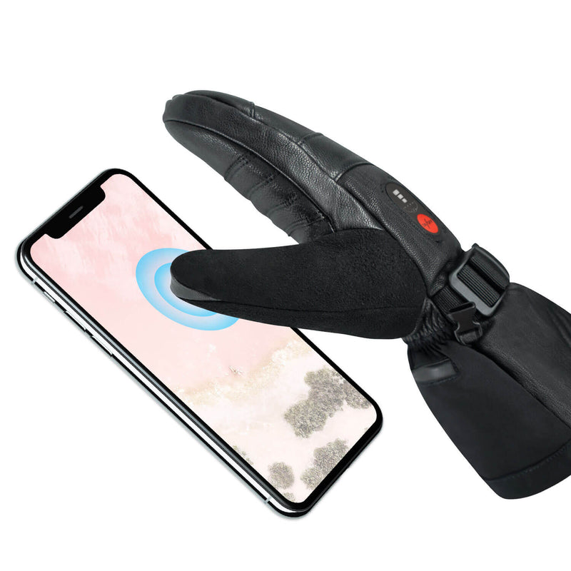 Laden Sie das Bild in Galerie -Viewer, S38 Beheizbare Lederfäustlinge