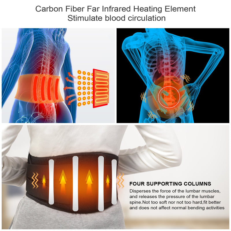 Laden Sie das Bild in Galerie -Viewer, YD Heizkissen Rückenmassagegerät