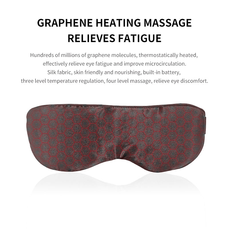 Laden Sie das Bild in Galerie -Viewer, Seide Massage Heizung Augenmaske Vibration