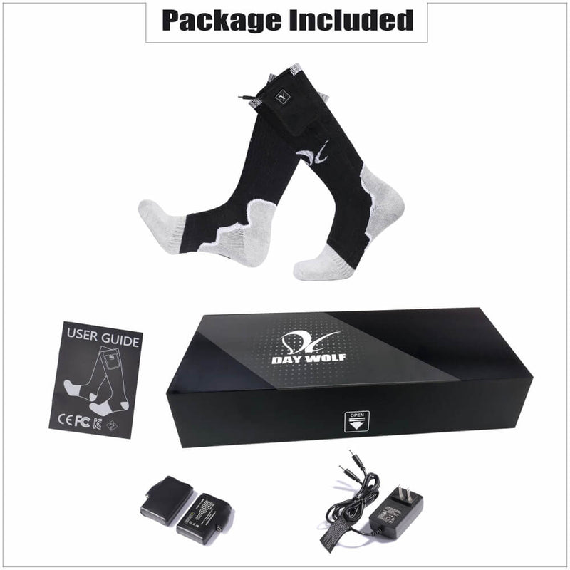 Laden Sie das Bild in Galerie -Viewer, SS05C Beheizbare Socken Snowdeer – Wärmeschutz für Ihre Füße in extrem kaltem Wetter