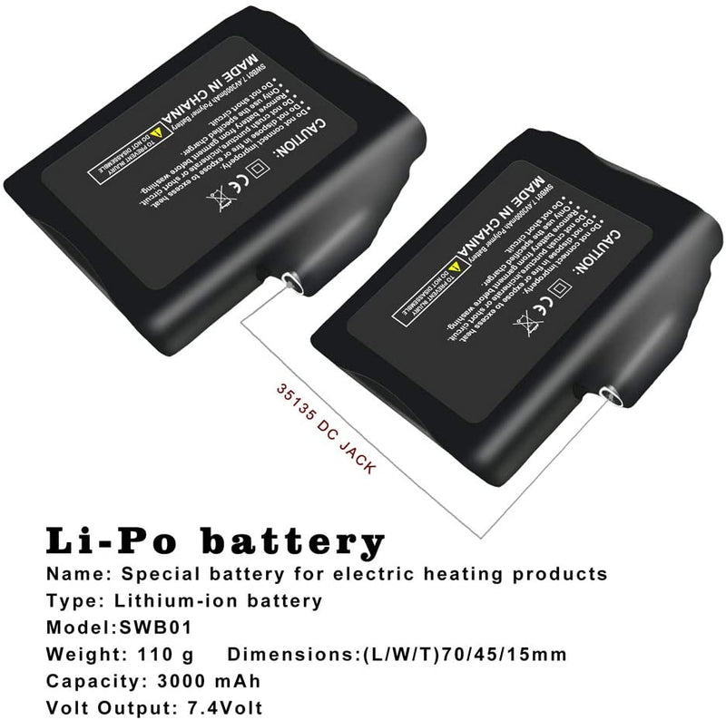 Laden Sie das Bild in Galerie -Viewer, (Extra Spare Battery)Lithium Ion Battery - Savior Heat Official® Store