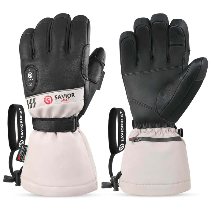 Savior Heated Ski Gloves 2.0 – Bluetooth & Waterproof Goatskin