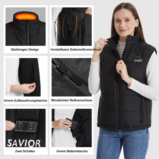 Savior Electric Women's Beheizte Leichtgewichtsweste