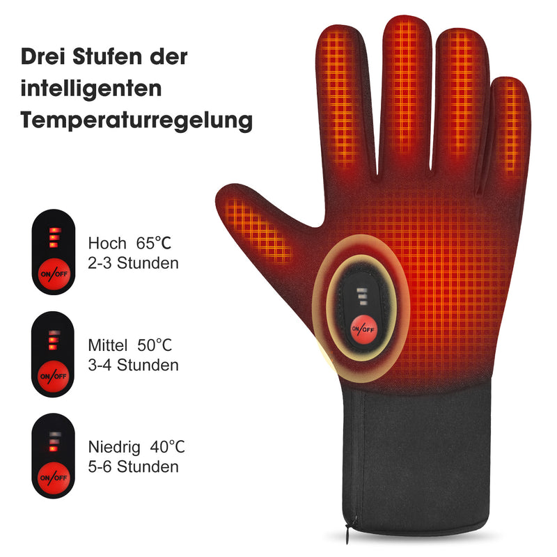 Laden Sie das Bild in Galerie -Viewer, Savior Winter Warm Wiederaufladbare Batterie Arbeit Beheizbare Handschuhe
