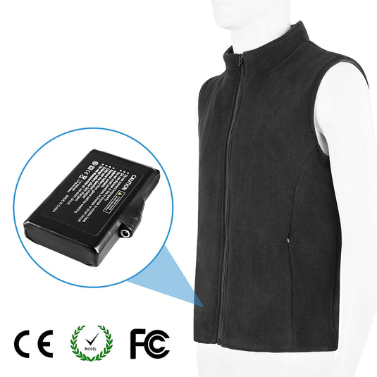 Gilet chauffant à batterie en polaire Savior pour hommes