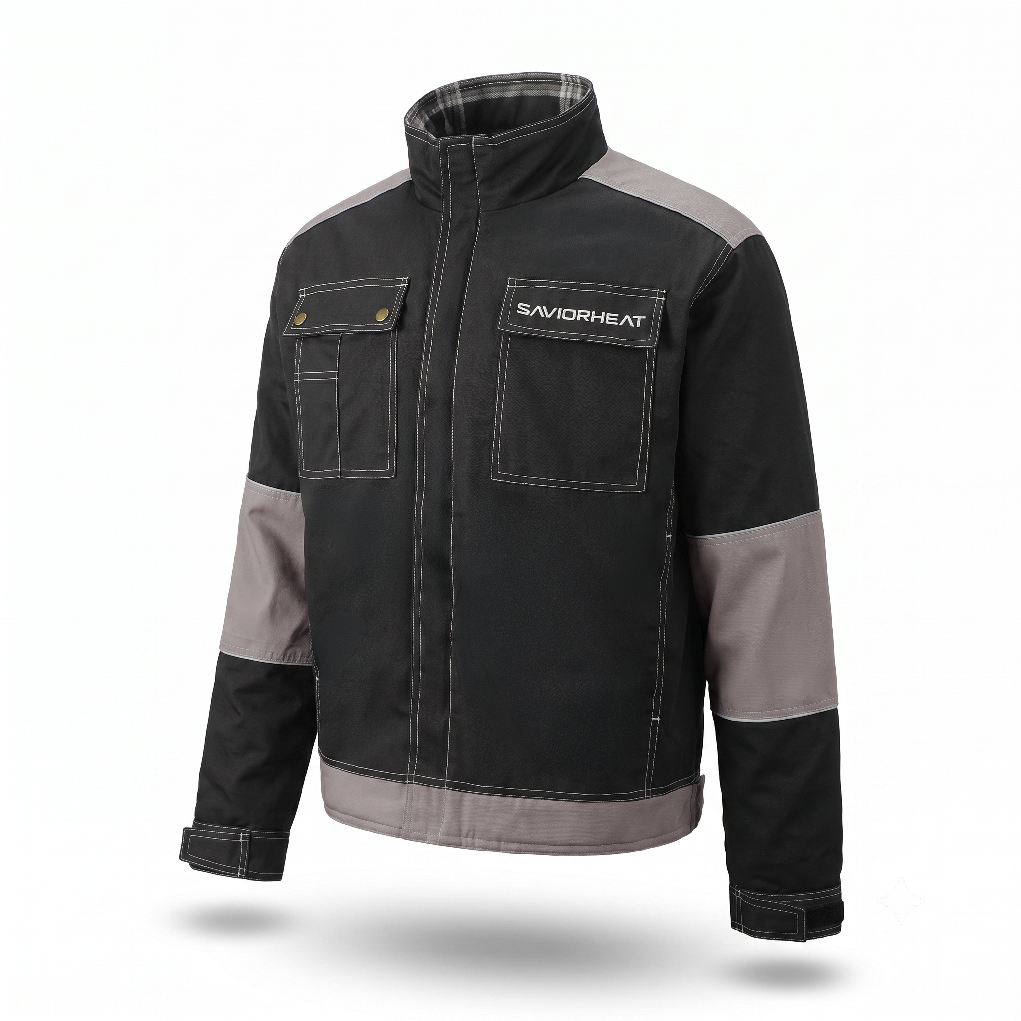 Beheizte Arbeitsjacke mit weichem Innenfutter