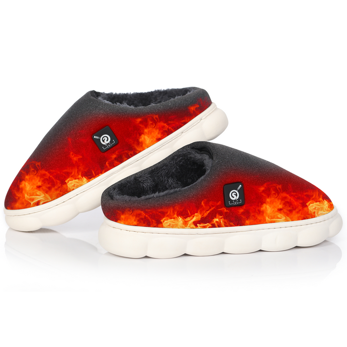 Unisex Aufladbare Beheizbare Hausschuhe – Niedriger Schnitt