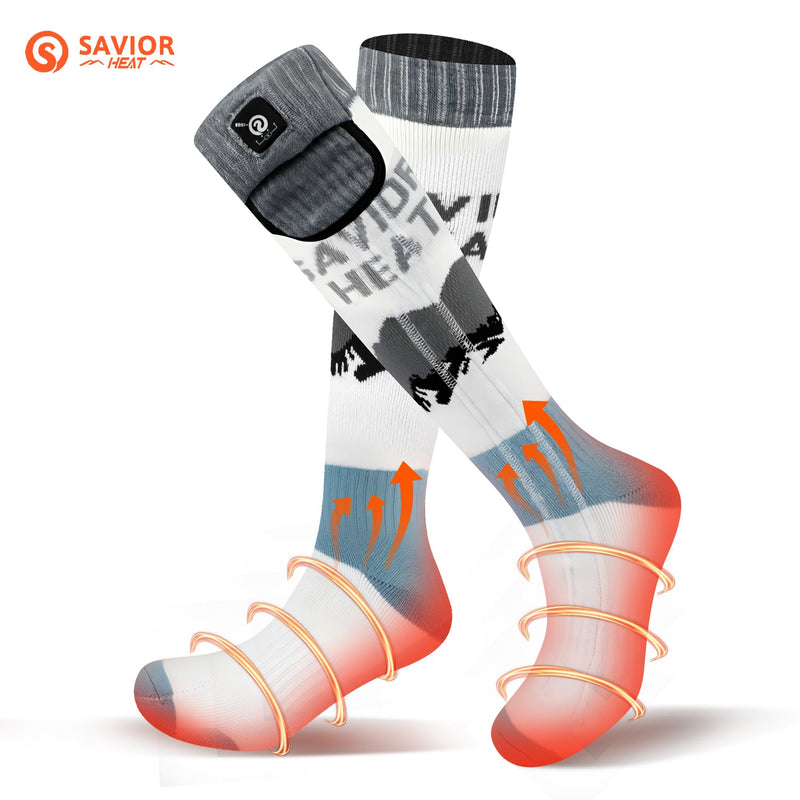 Laden Sie das Bild in Galerie -Viewer, Thermo Beheizbare Socken – Halten Ihre Füße den ganzen Tag im Winter warm
