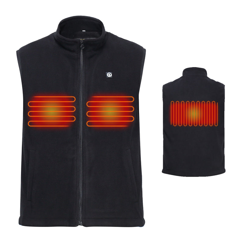 Load image into Gallery viewer, Savior Men&#39;s Fleece Battery Heated Vest
