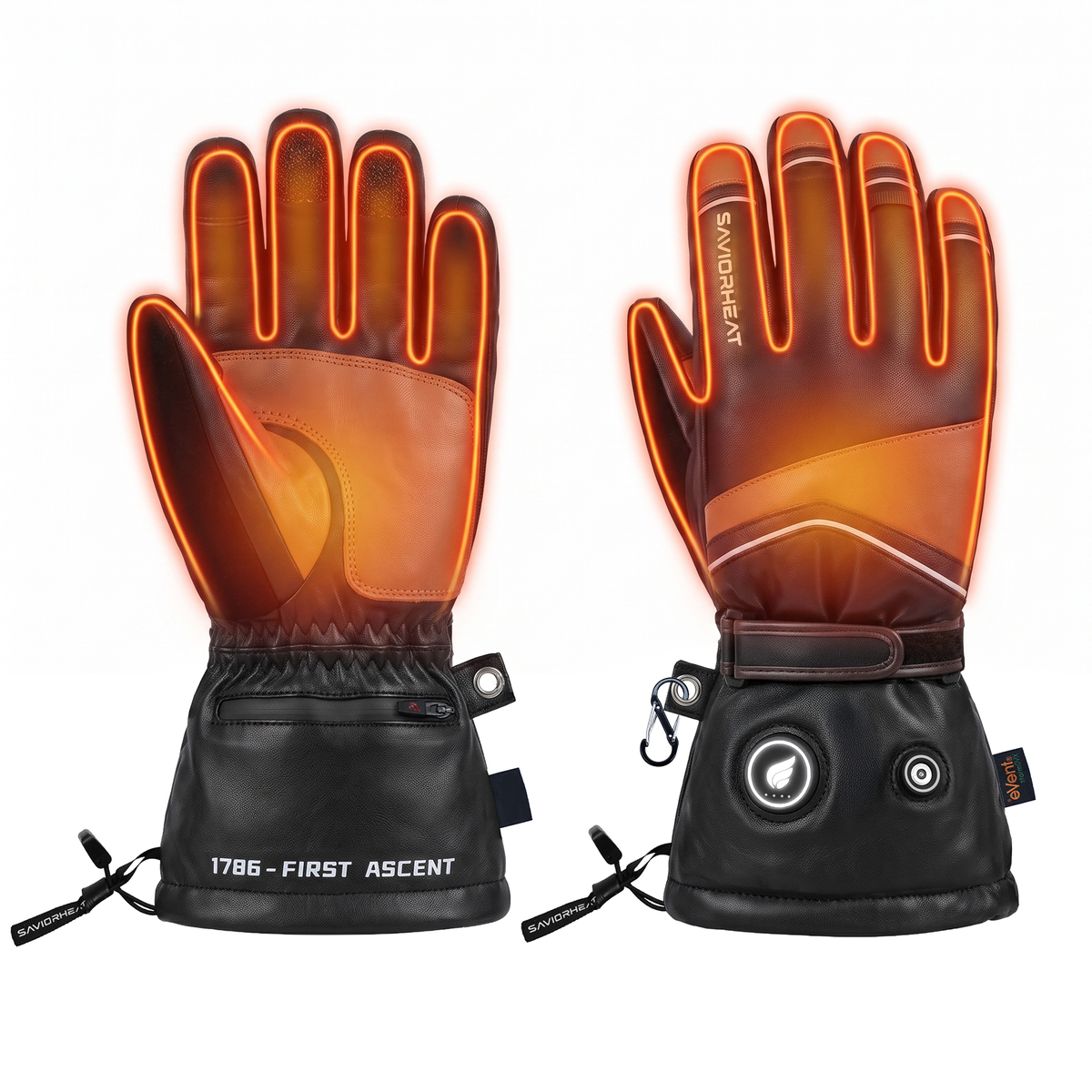 Chamonix Premium-Skihandschuhe mit intelligenter Heizsteuerung