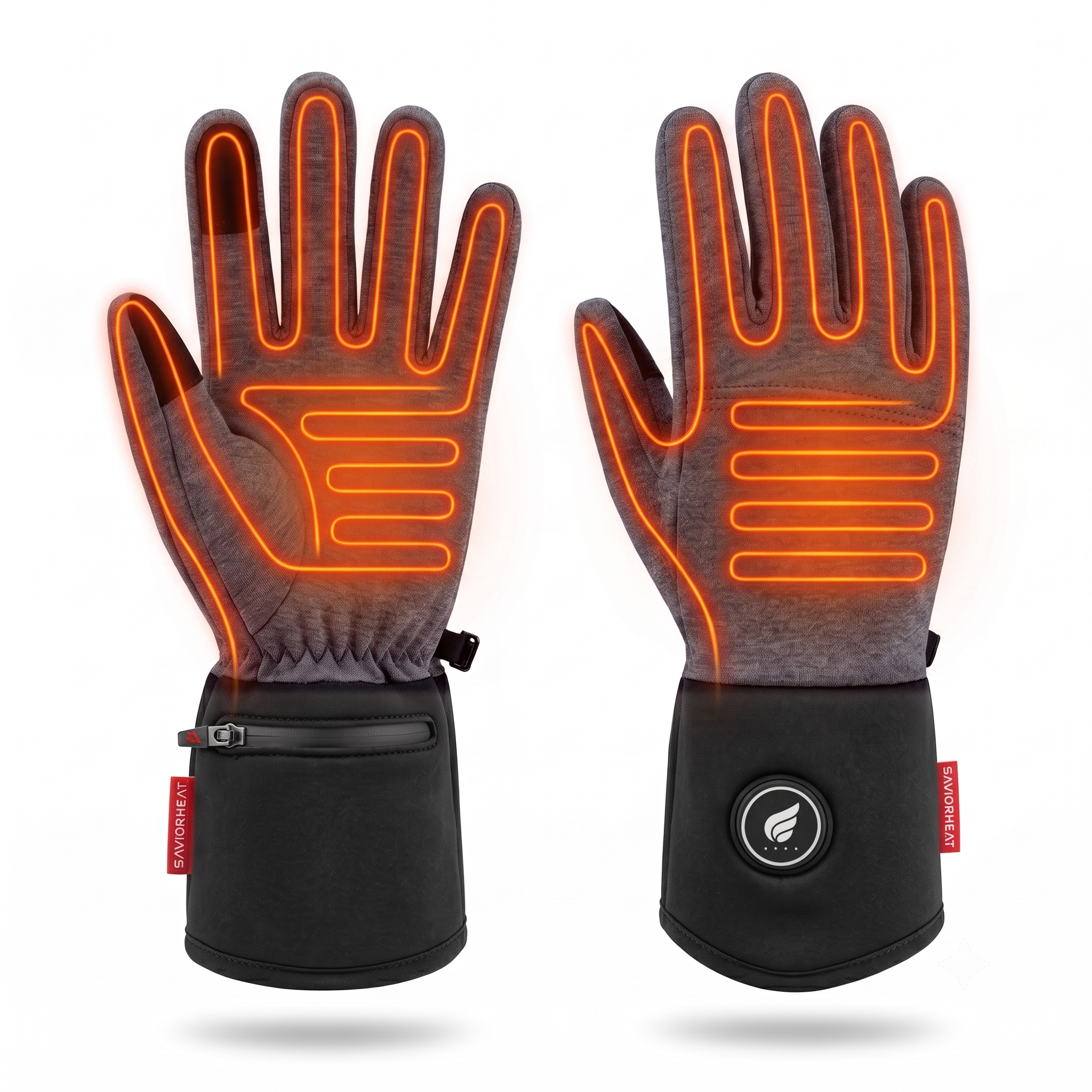 Beheizte Handschuh-Innenfutter aus Wollmischung