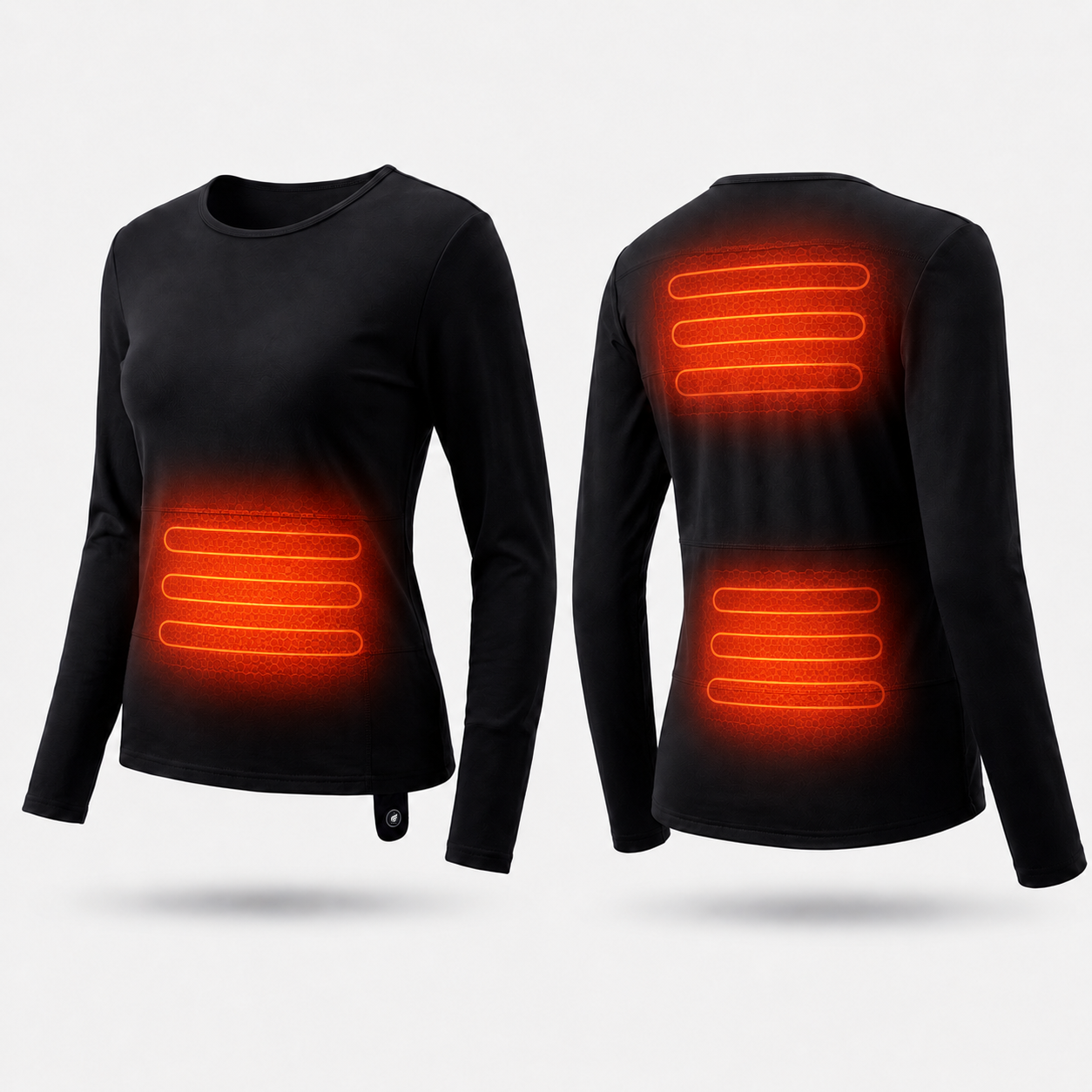 Damen Heiz-Funktionsshirt aus Wollmischung