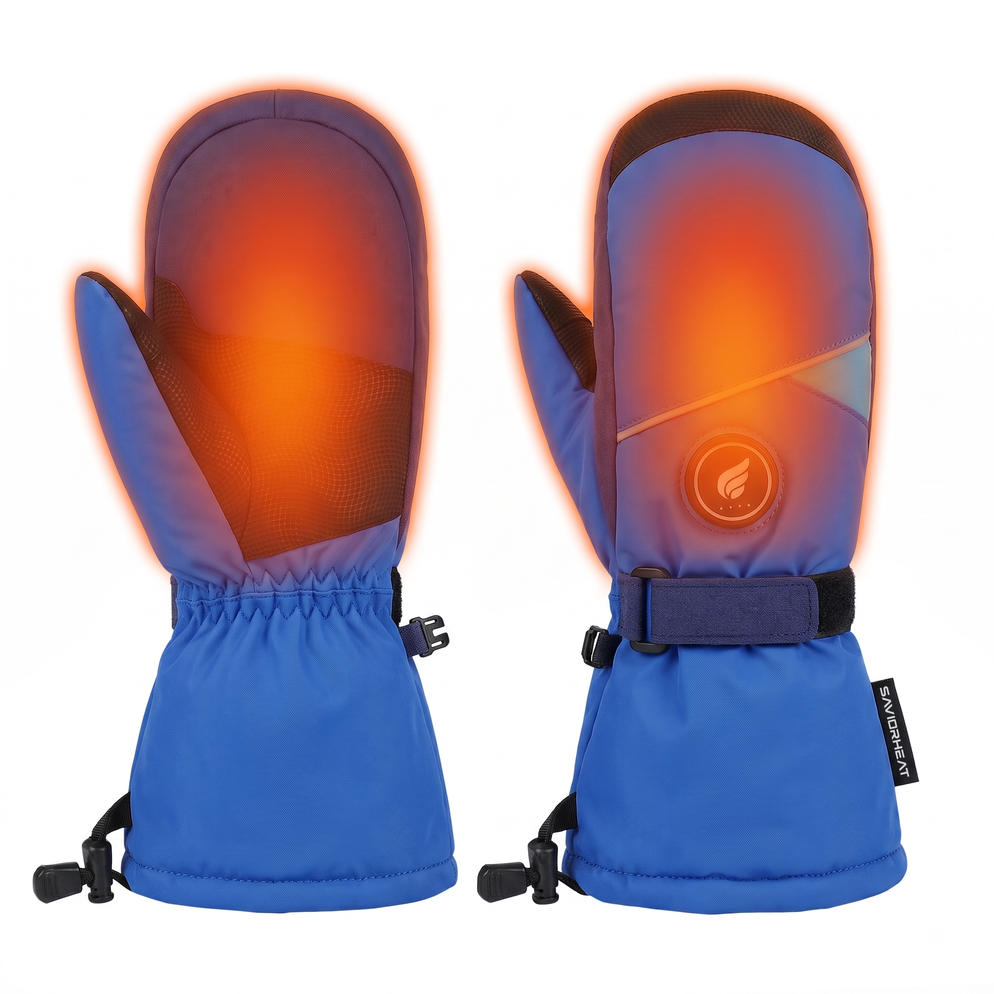 Kinder Heiz-Skihandschuhe, leicht & warm