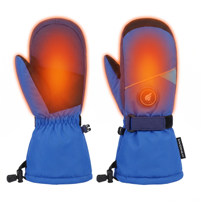 Kinder Heiz-Skihandschuhe, leicht & warm
