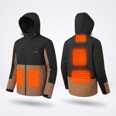 Robuste beheizte Canvas-Arbeitsjacke
