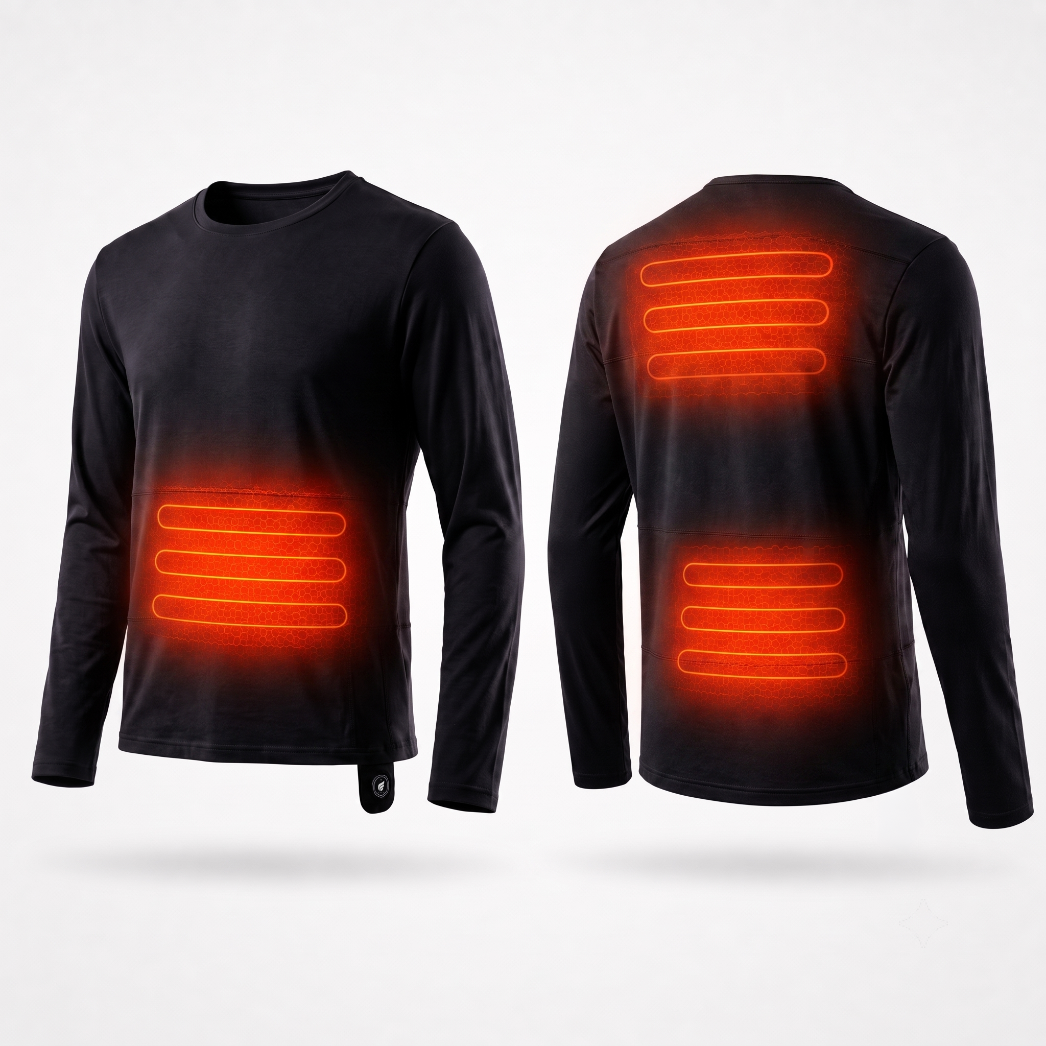Herren Heiz-Funktionsshirt aus Wollmischung