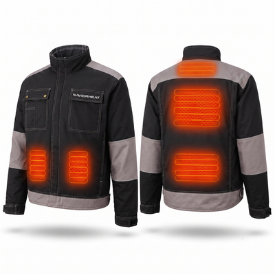 Beheizte Arbeitsjacke mit weichem Innenfutter