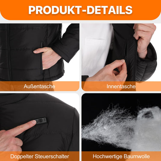 Winter Männer elektrisch beheizte Outwear Warmhalten