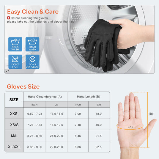 Unisex Beheizbare Angelhandschuhe – Wasserdicht, Finger-Flip-Design