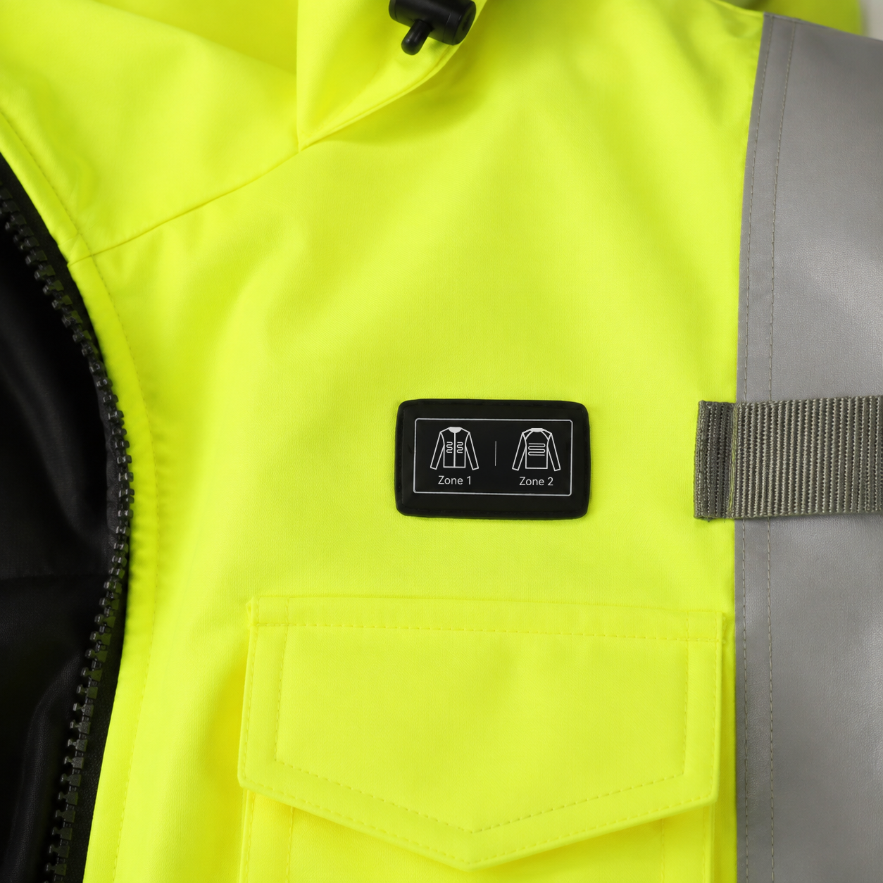 Beheizte Warnschutz-Arbeitsjacke