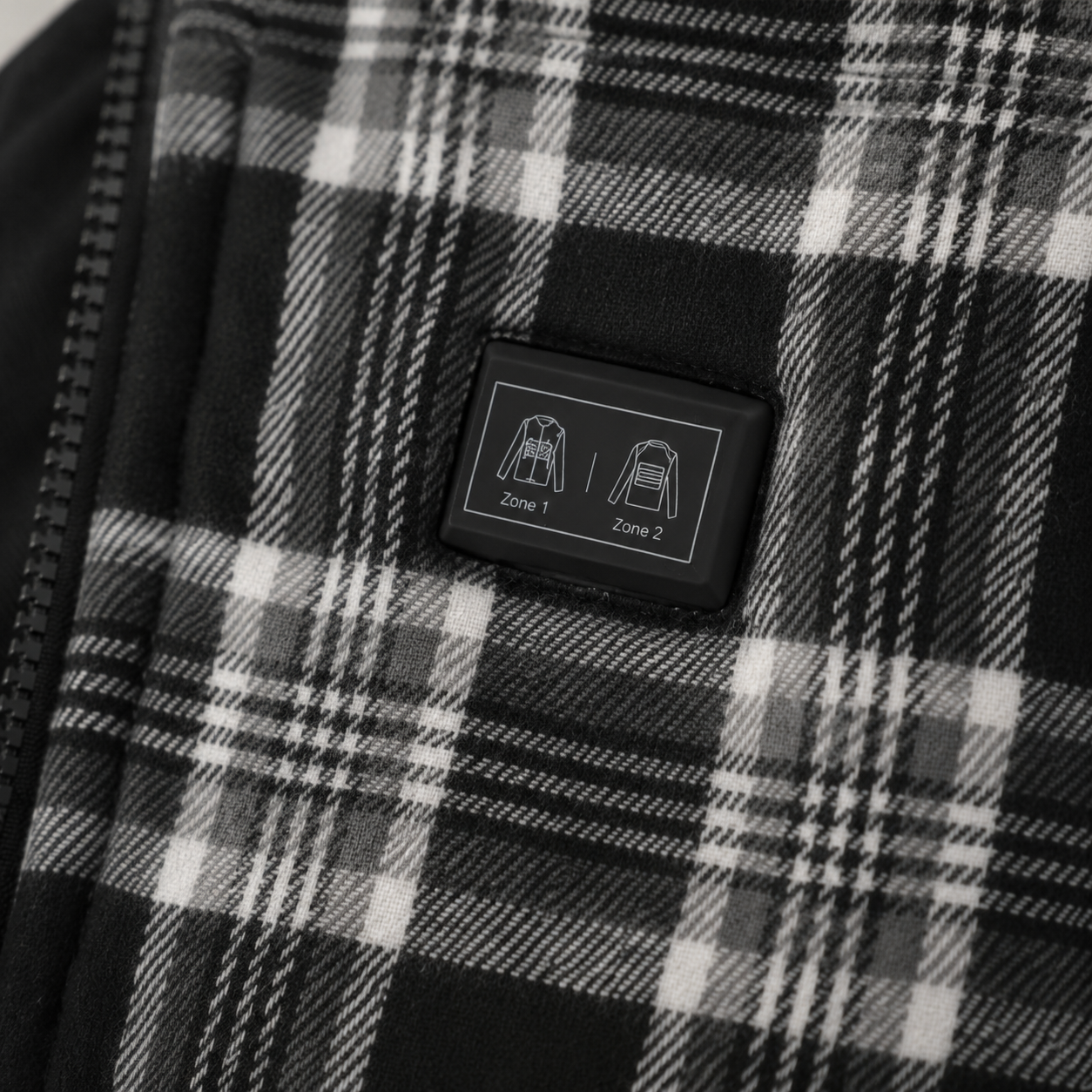 Beheizte Arbeitsjacke mit weichem Innenfutter