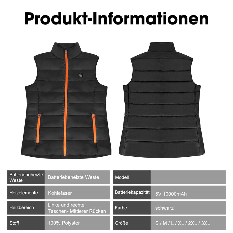 Laden Sie das Bild in Galerie -Viewer, Savior Wärmende Weste 5V 10000mah für Frauen bis 4XL
