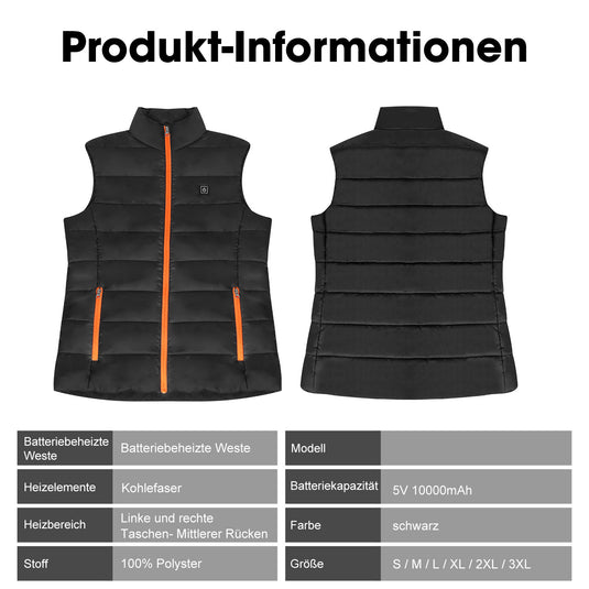 Savior Wärmende Weste 5V 10000mah für Frauen bis 4XL