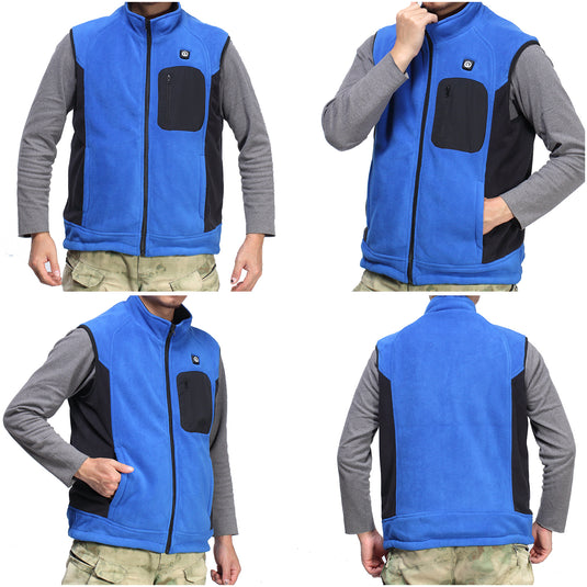 Gilet chauffant à batterie en polaire Savior pour hommes