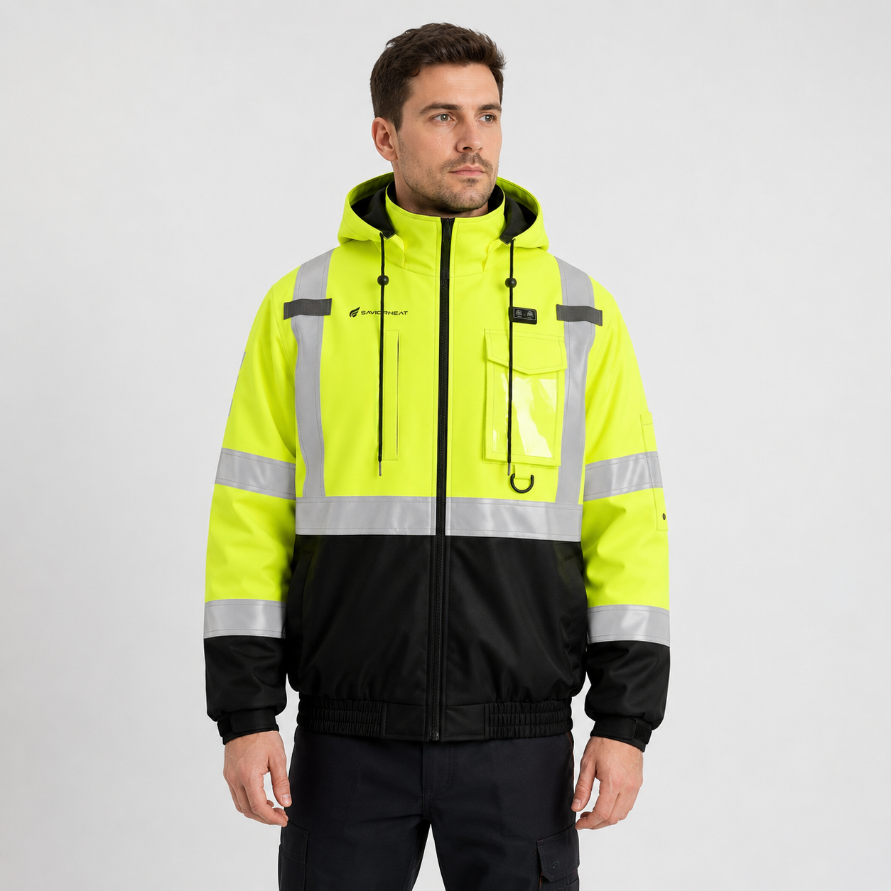 Beheizte Warnschutz-Arbeitsjacke