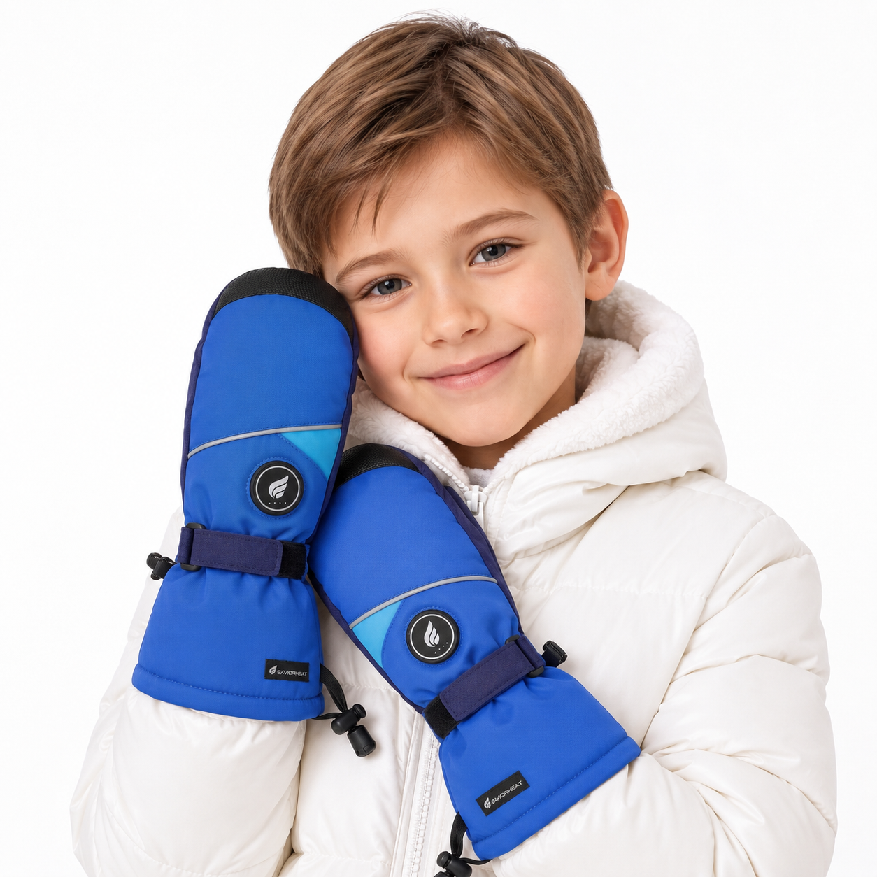 Kinder Heiz-Skihandschuhe, leicht & warm