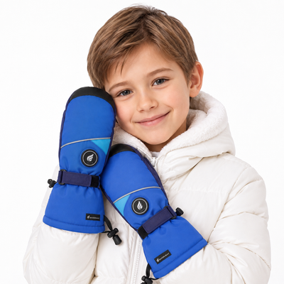 Kinder Heiz-Skihandschuhe, leicht & warm