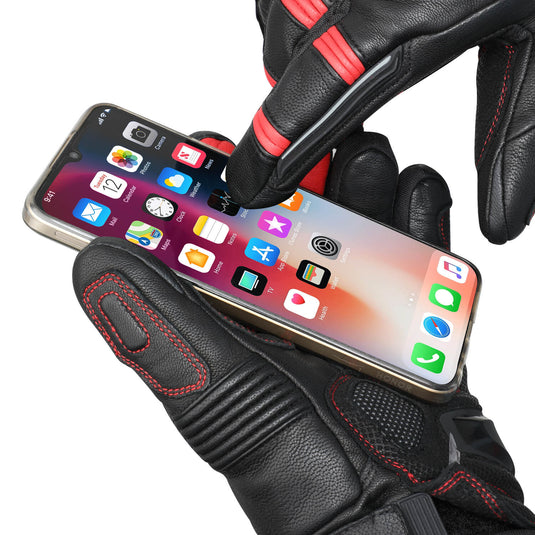 Savior Bluetooth Battery Powered Heated Motorcycle Gloves