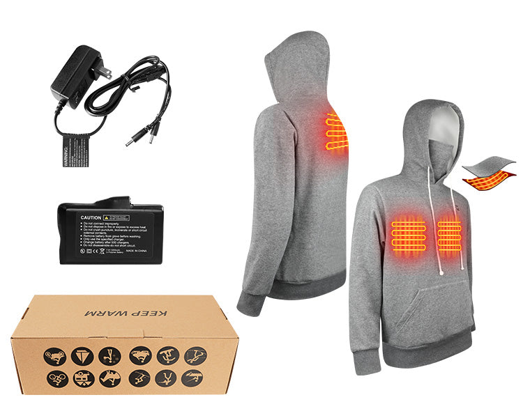 Load image into Gallery viewer, Heated Women&#39;s Pullover Hoodie with Core Heating
