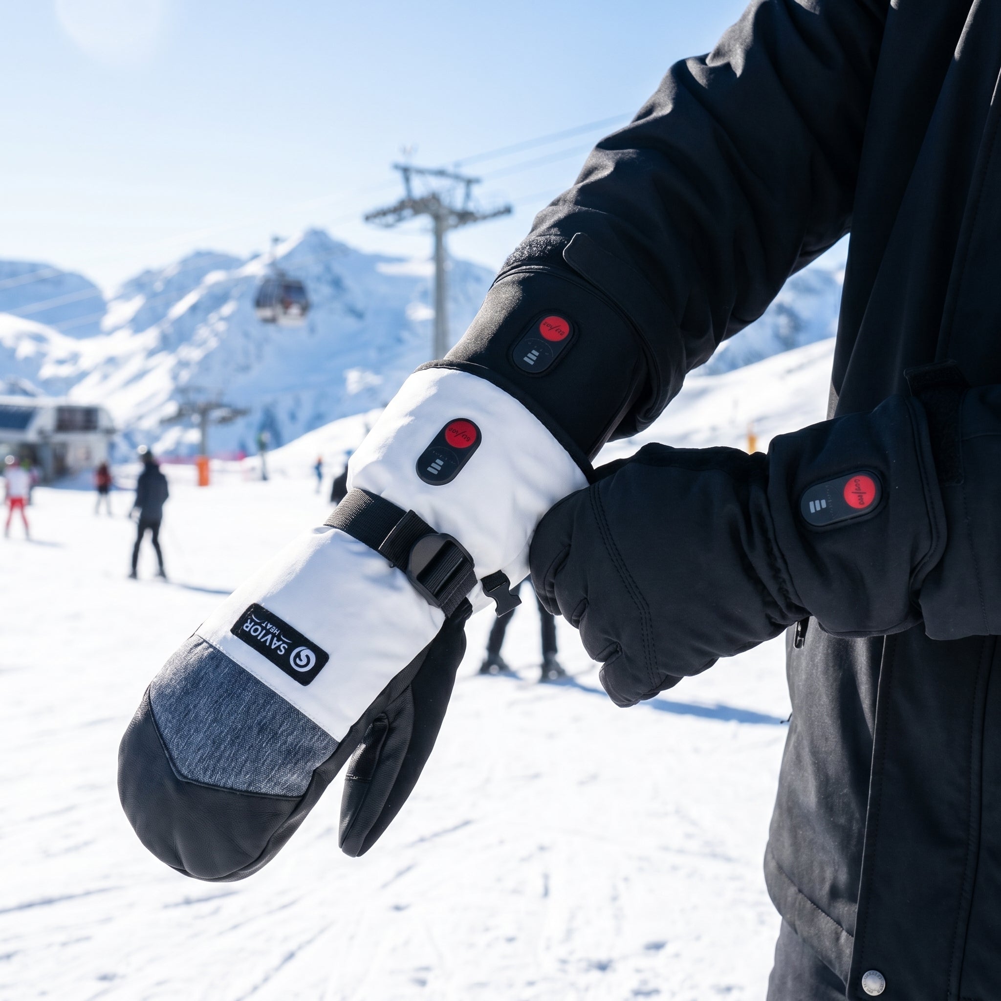 SW04 Atmungsaktive beheizbare Unterziehhandschuhe