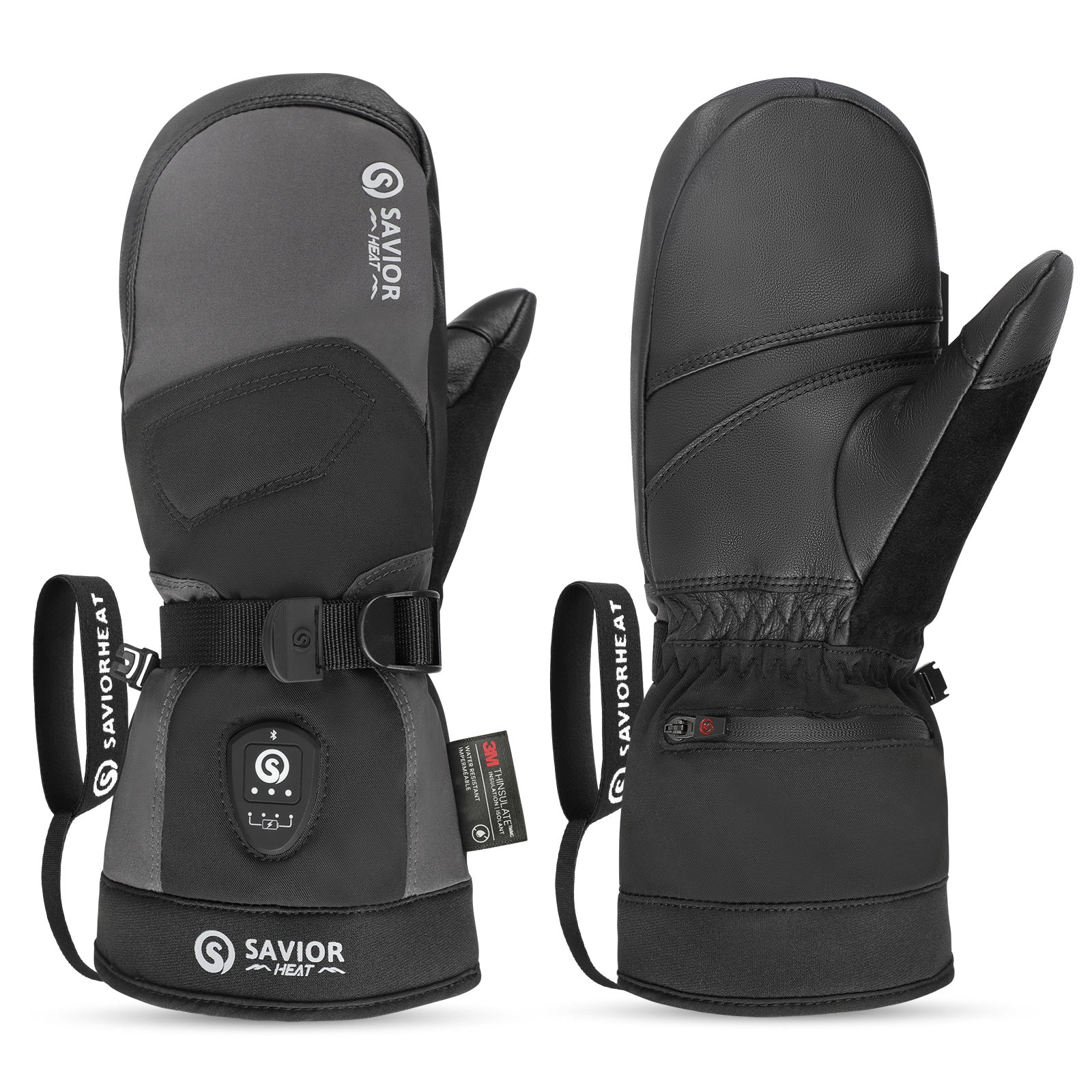 Beheizbare Skihandschuhe 2.0 – Bluetooth-Steuerung & wasserdichte Ziegenlederhandfläche