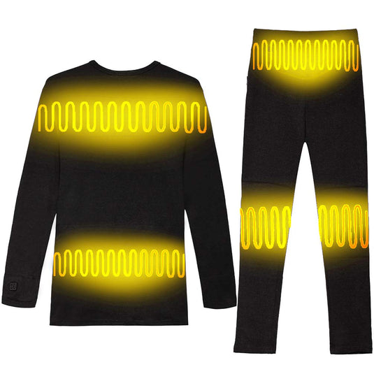 SAVIOR Beheizte Basisschicht für Thermounterwäsche und Winterkleidung für Männer