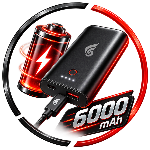 <strong>6.000 mAh – längere Laufzeit</strong>