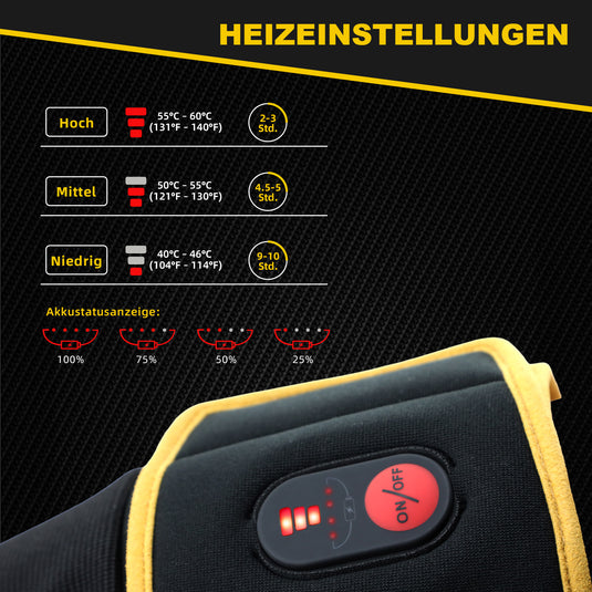 Winter Heizhandschuhe – Robust & wasserdicht für Outdoor-Arbeit