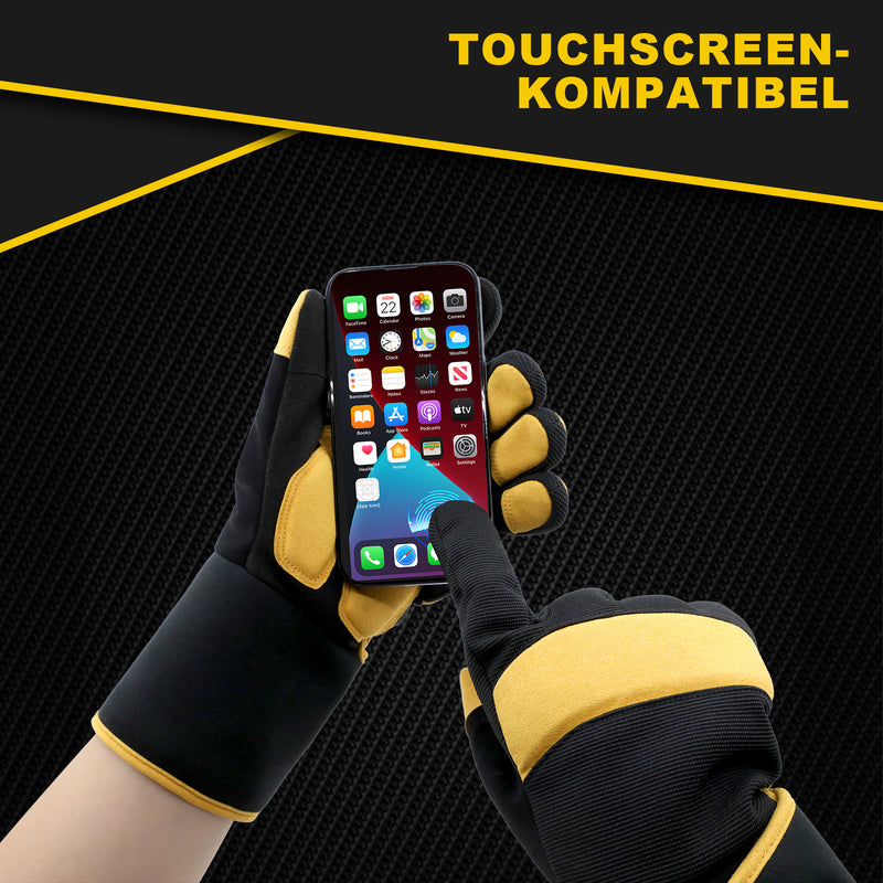 Laden Sie das Bild in Galerie -Viewer, Winter Heizhandschuhe – Robust &amp; wasserdicht für Outdoor-Arbeit
